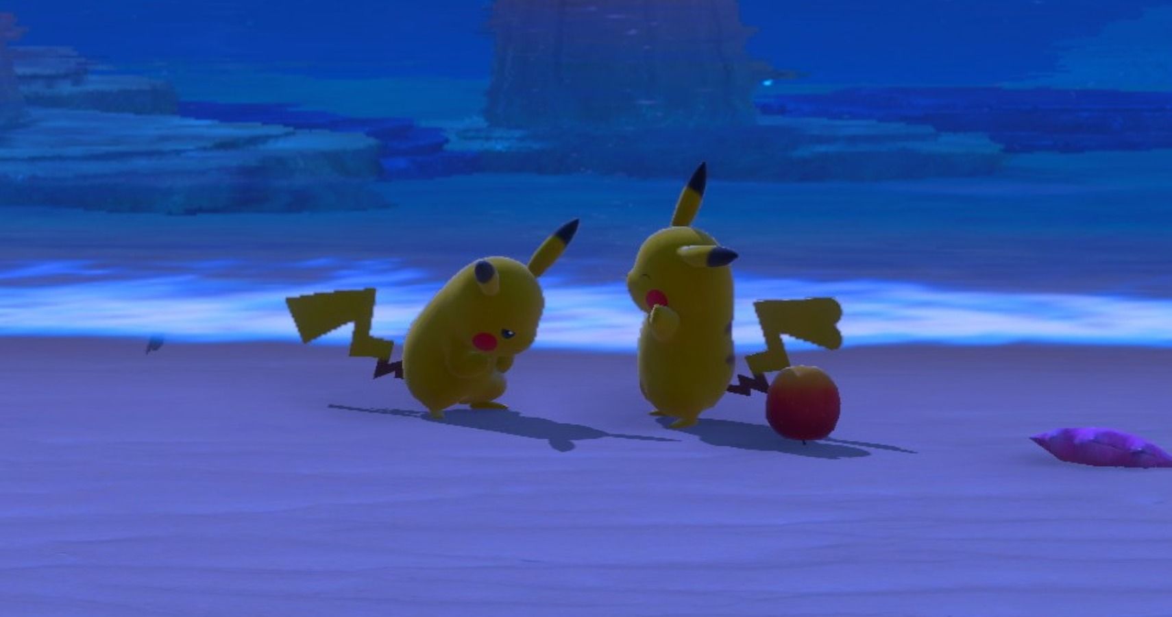 New Pokemon Snap Every Pokemon In Blushing Beach (Night)
