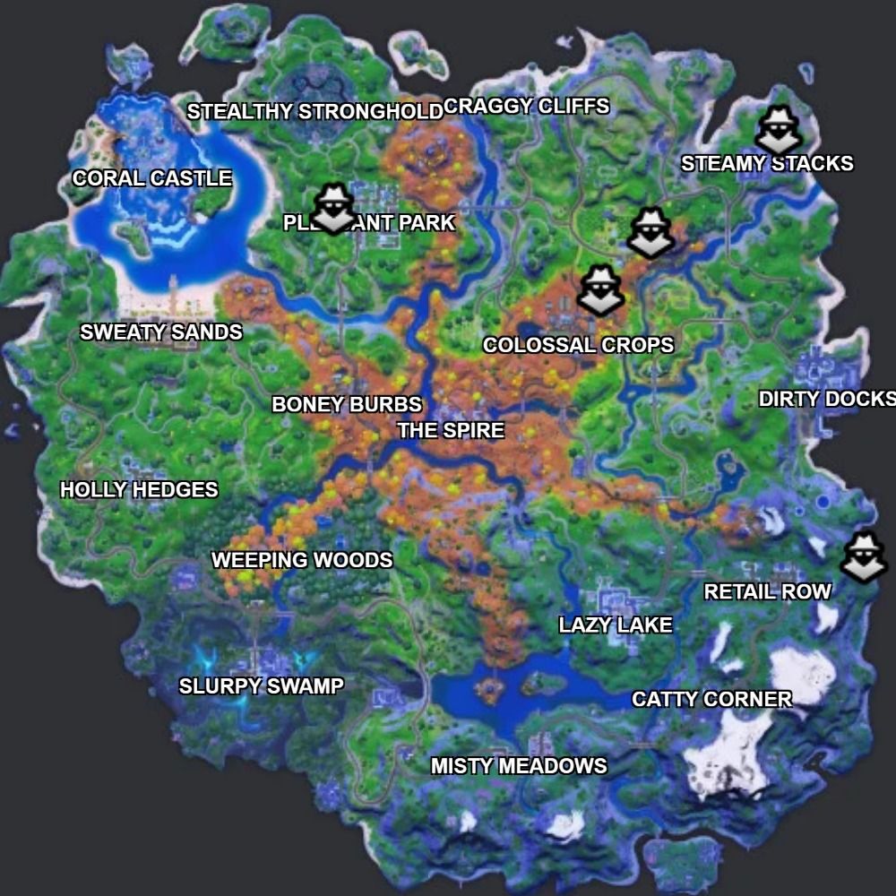 all prop disguise locations fortnite