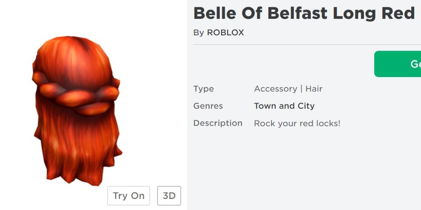 Roblox All Of The Free Hair In The Catalog - roblox red hair