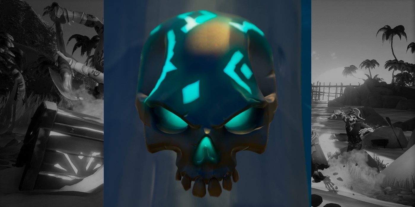Disgraced Bounty Skull in the Sea of Thieves