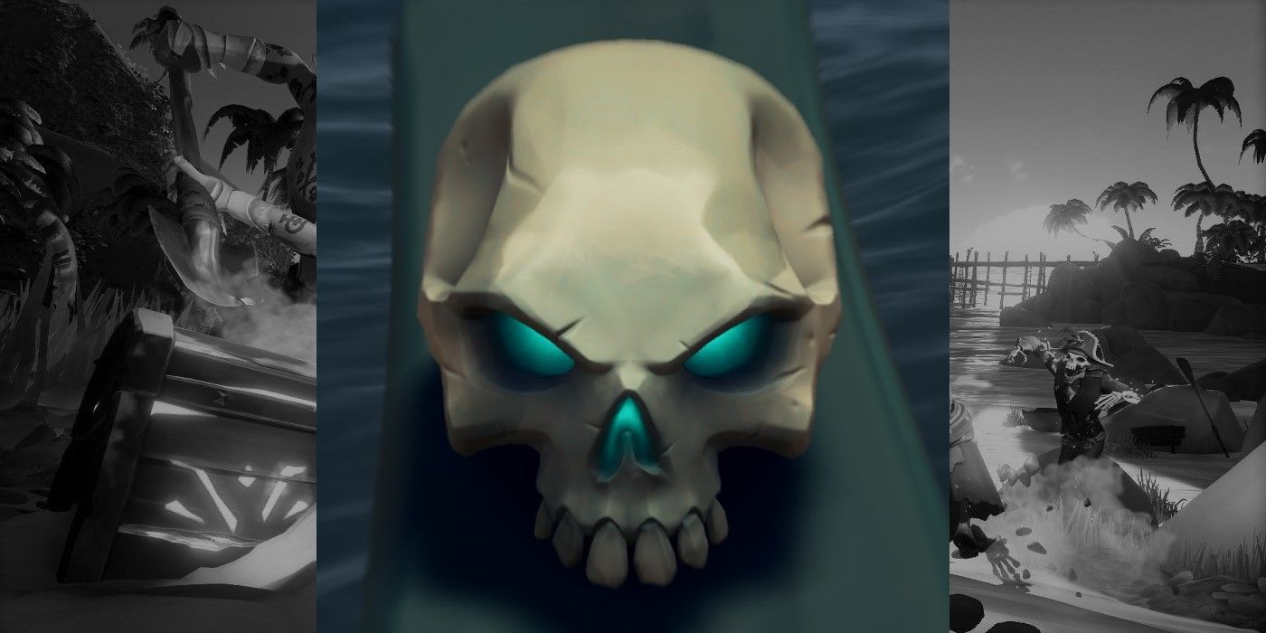 Foul Bounty Skull in the Sea of Thieves