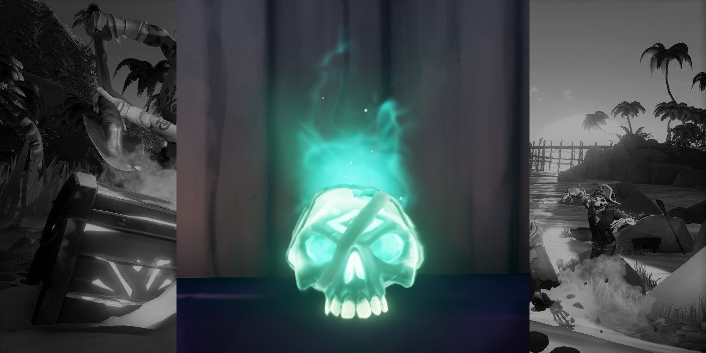 Captain Skull of the Damned in the Sea of Thieves
