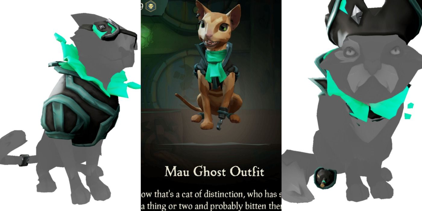 Cat ghost outfit in Sea of Thieves
