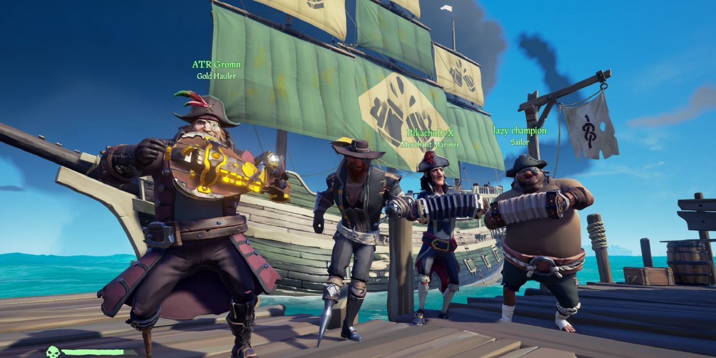 Crew in Sea of Thieves