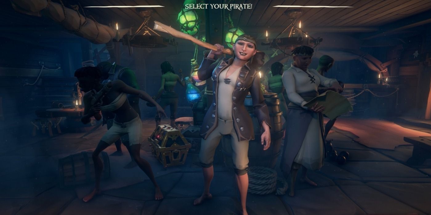 Pirate appearance in Sea of Thieves
