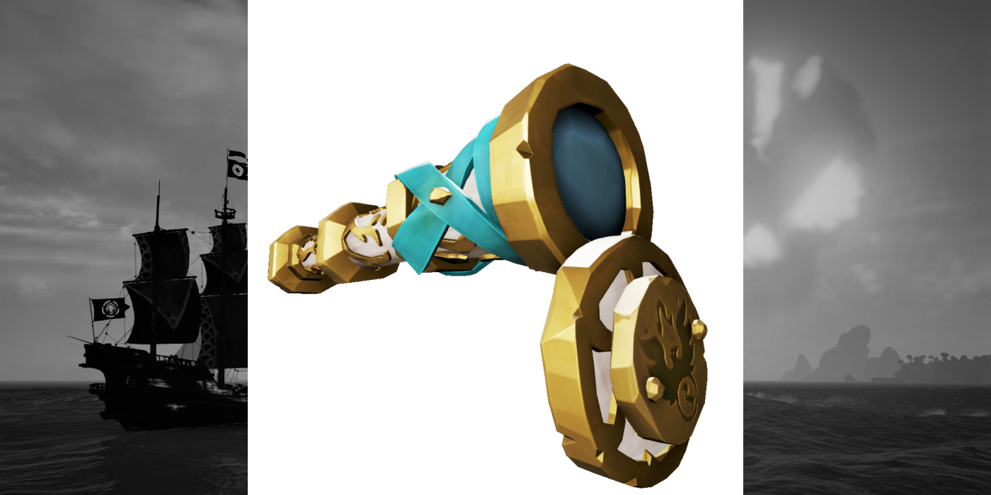 Gilded Phoenix Spyglass in Sea of Thieves