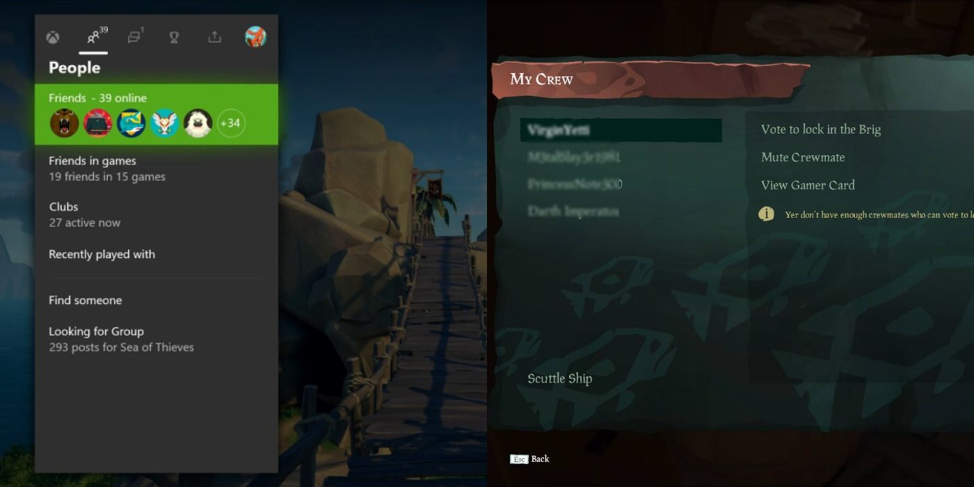 Report on Xbox Live for Sea of Thieves