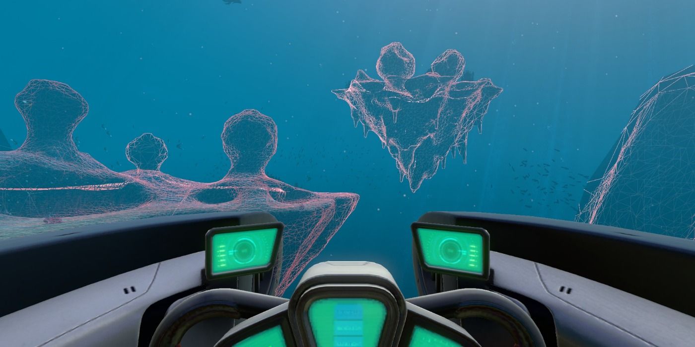 Seamoth sonar in Subnautica