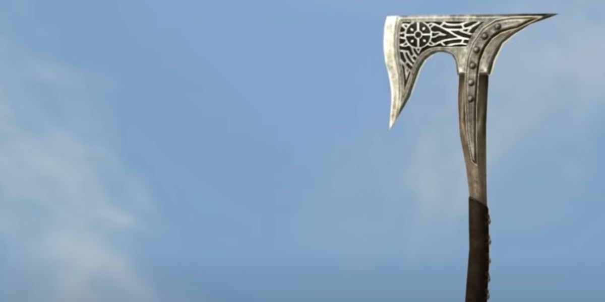 dawnguard rune axe in skyrim