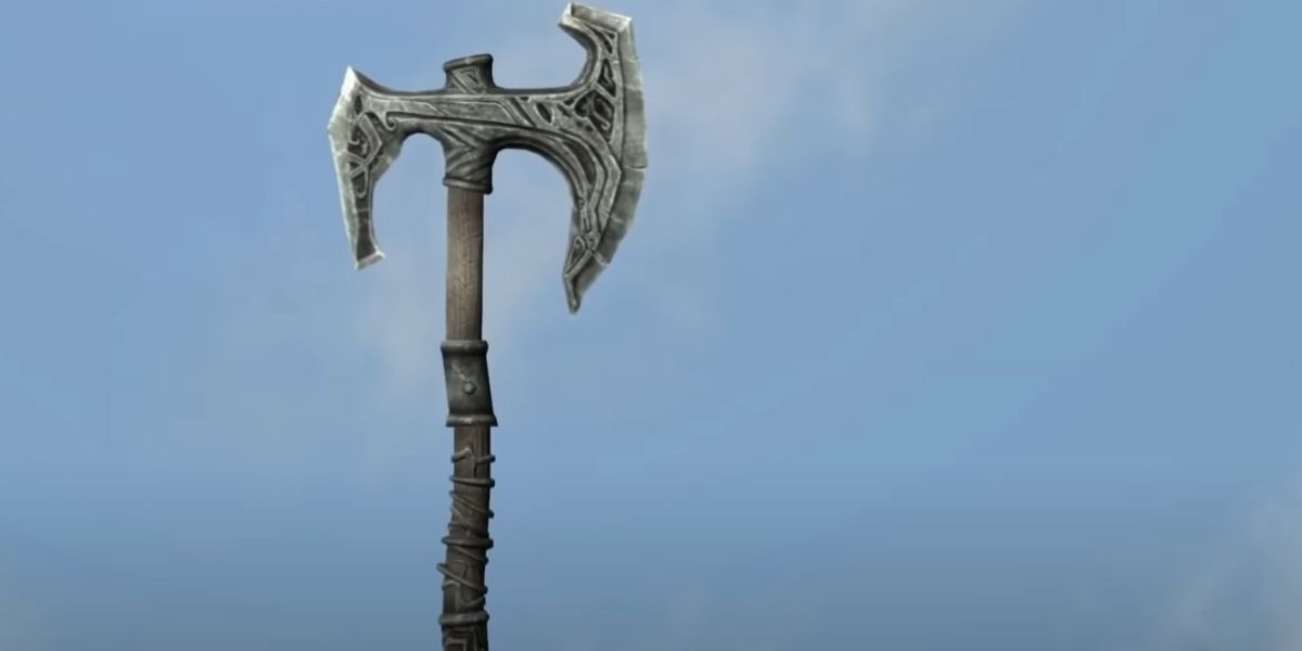 nordic war axe in skyrim