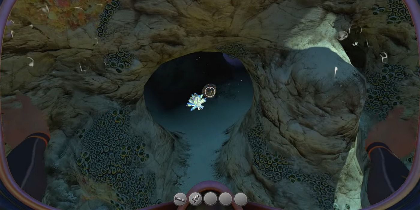 Caves in Subnautica