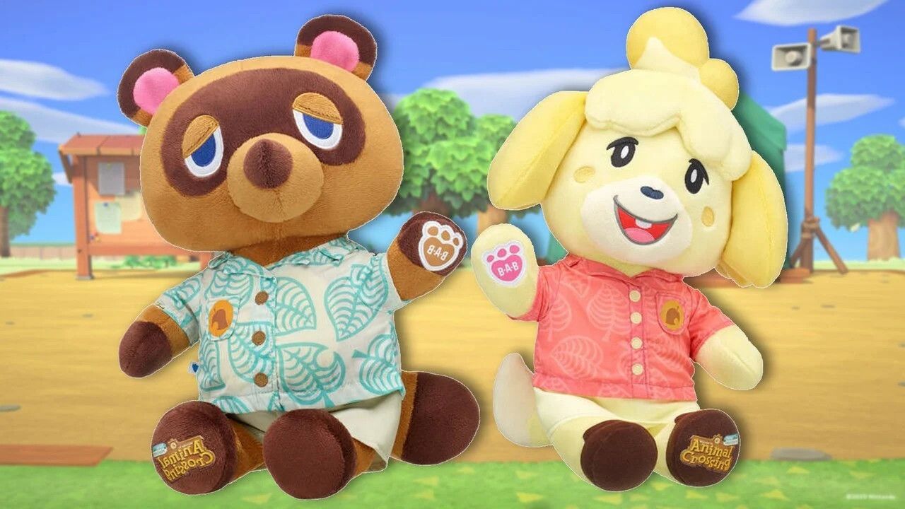 tom nook isabelle animal crossing build-a-bear collection