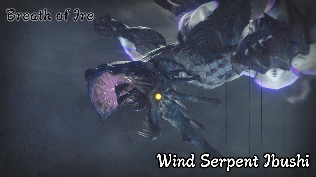 Monster Hunter Rise Wind Serpent Ibushi