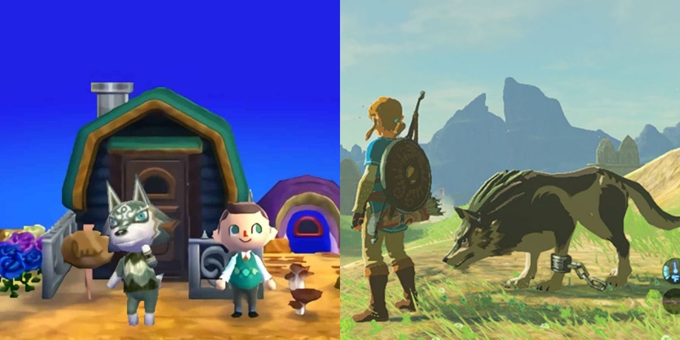 Wolf Link's chain in Animal Crossing and Zelda