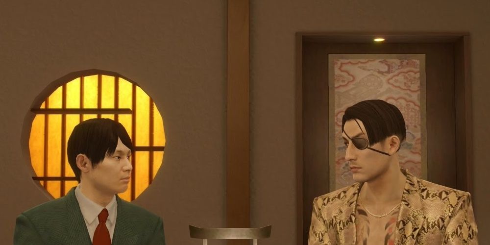 yakuza 0 majima talking with tax guy