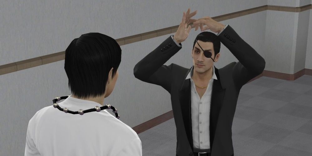 yakuza 0 majima doing the hustle