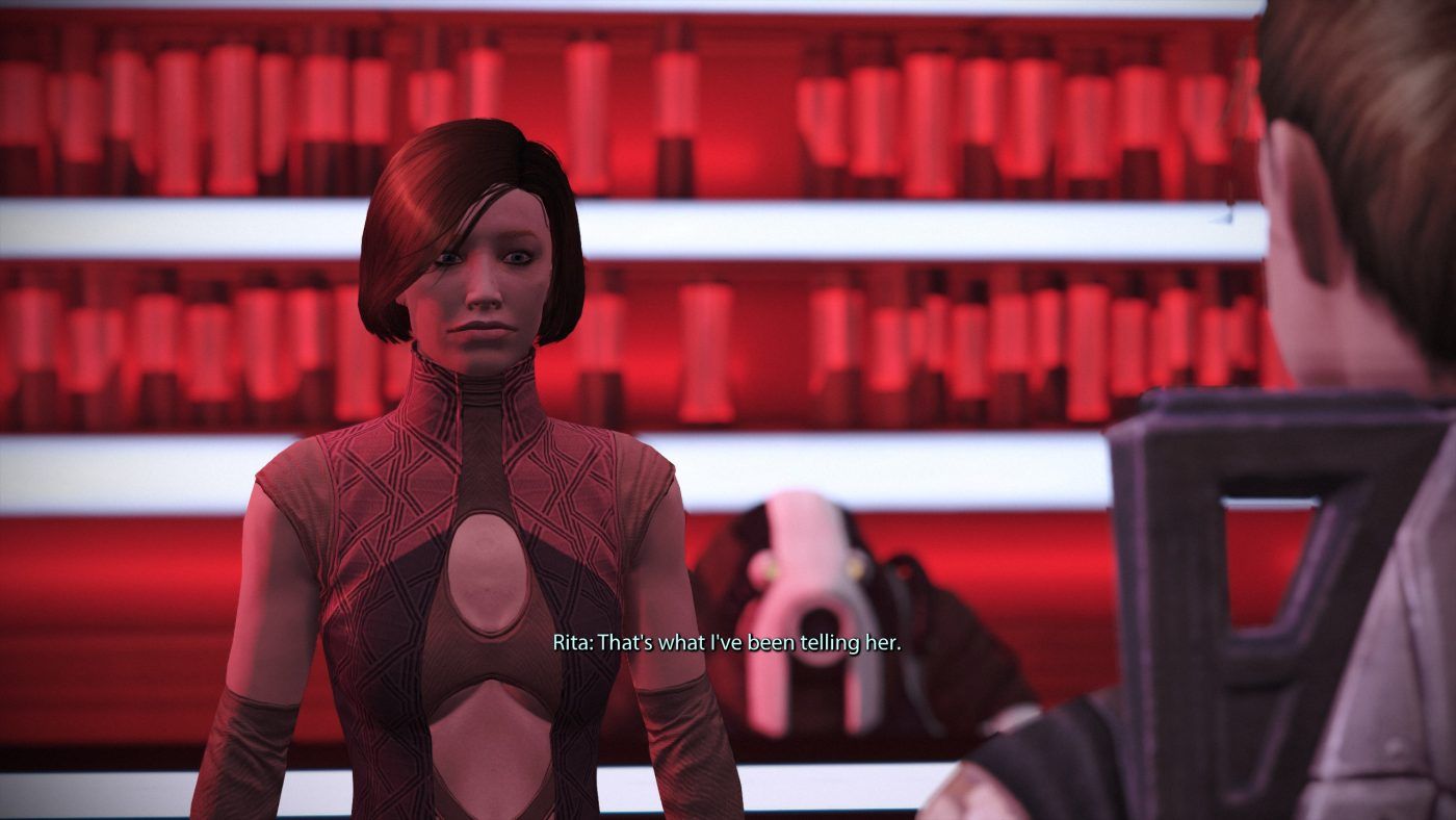 Mass Effect 1 Shepard in dialogue