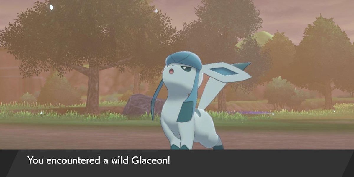 Wild Glaceon.