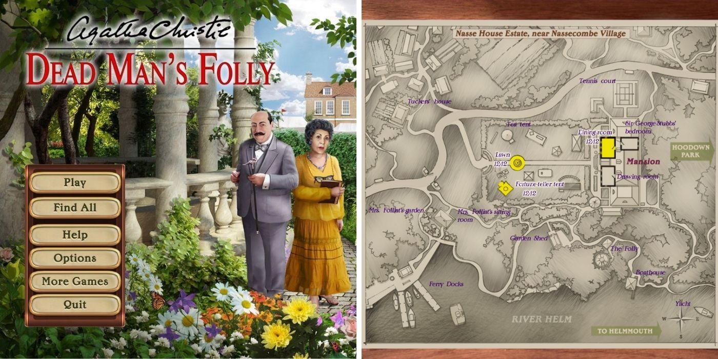 Cover and Gameplay Map For Hidden Objects