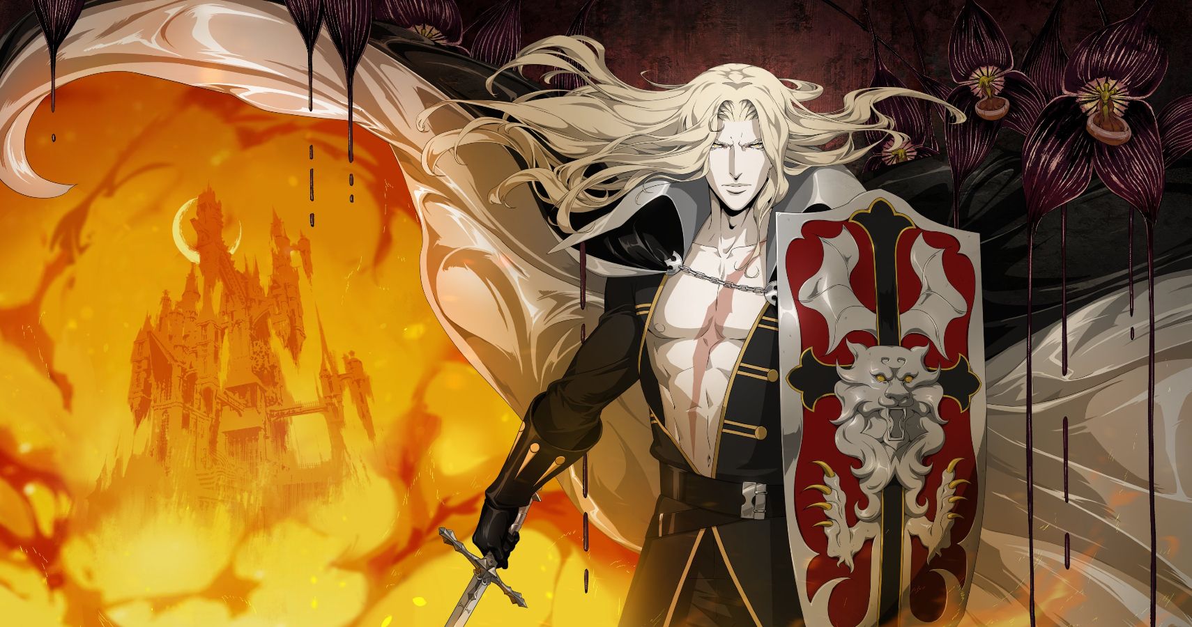 Alucard in Netflix Castlevania anime season 4