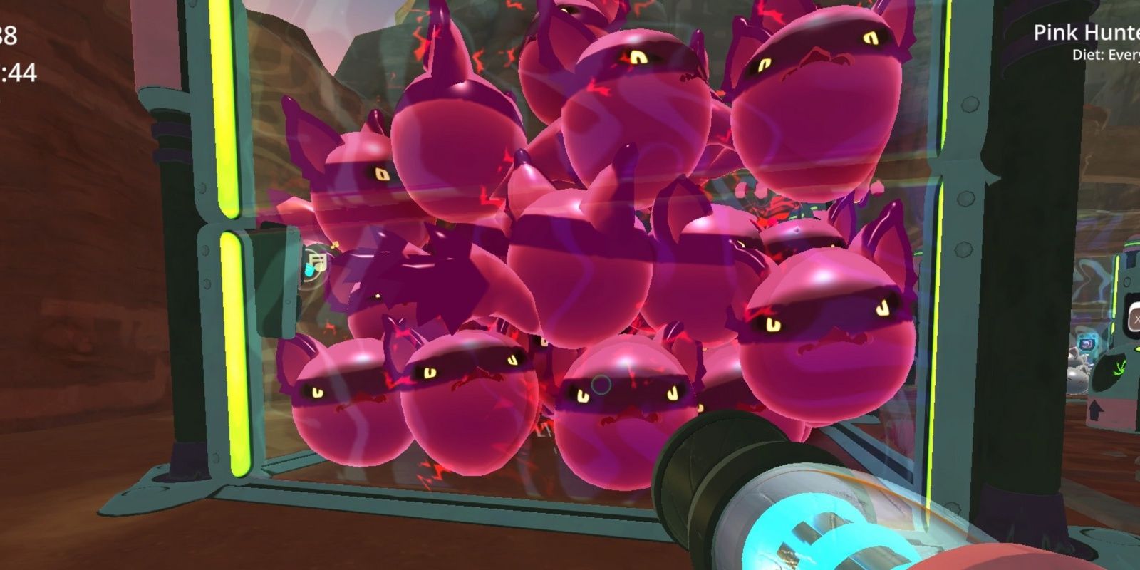 Angry Tabby Largo Pink Slimes in Slime Rancher