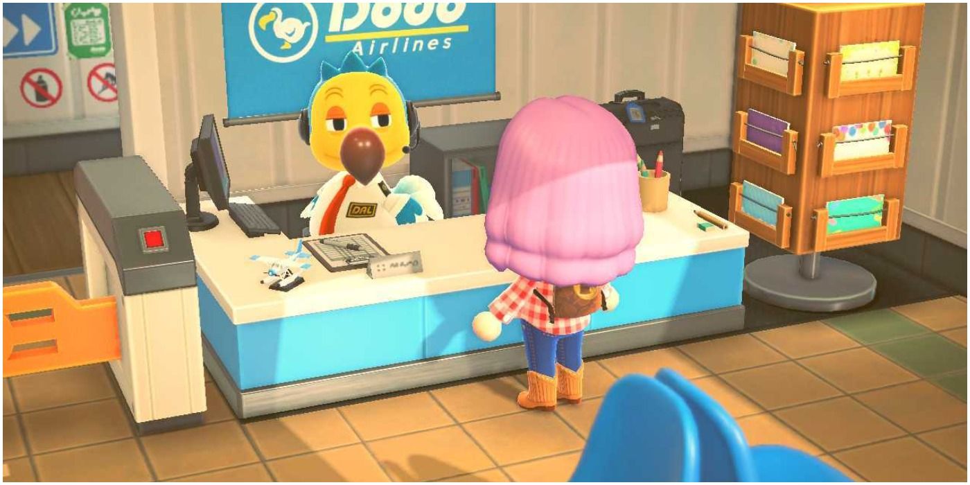 Animal Crossing New Horizons Dodo Airlines Desk Orville