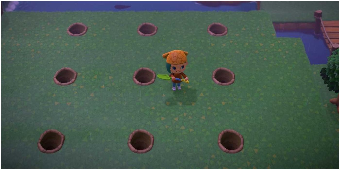 Animal Crossing New Horizons Ground Prep For Orchard Planting