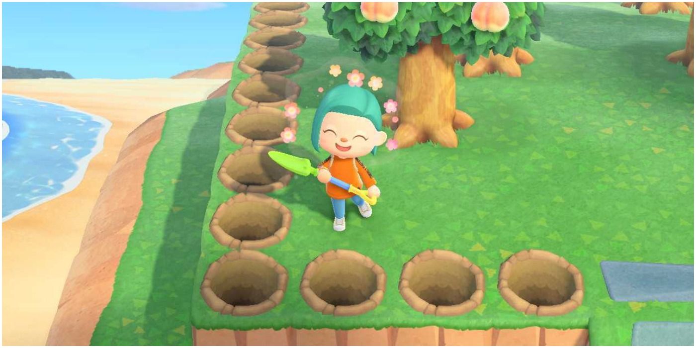 Animal Crossing New Horizons Making A Flower Border