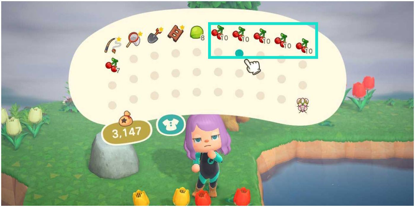 Animal Crossing New Horizons Mystery Tour Fruit Collection Stacked In Pockets