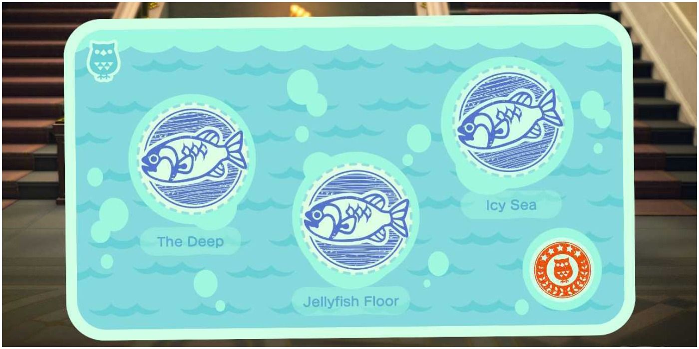 Animal Crossing New Horizons Stamp Rally 2021 Completed Stamp Card Fish