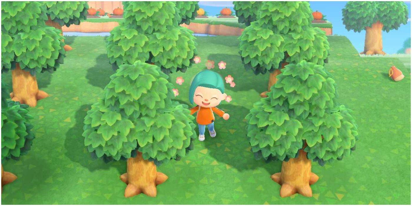 Animal Crossing New Horizons Tree Growth Day 4