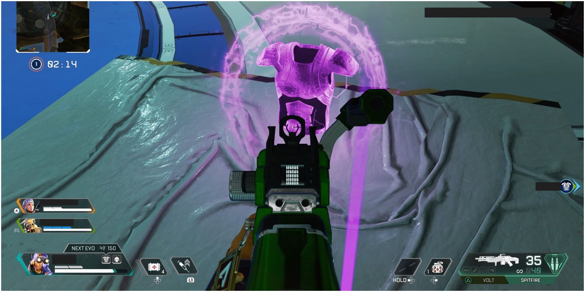 Apex Legends Purple Shield Loot In Game Screenshot