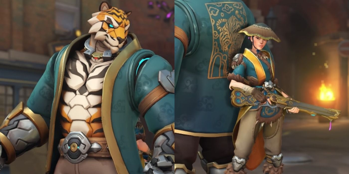 Ashe's Tiger Huntress skin for Overwatch