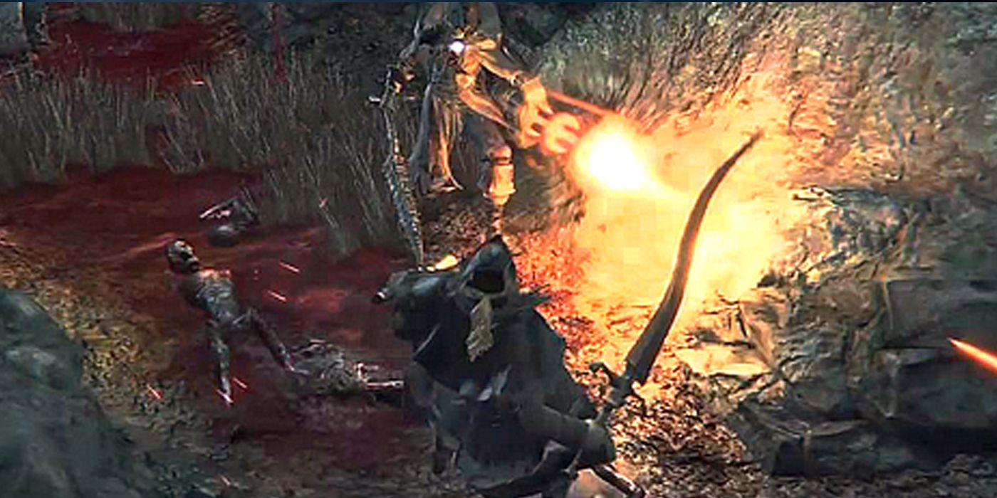 Bloodborne Enemies Gatling Gun Hunter