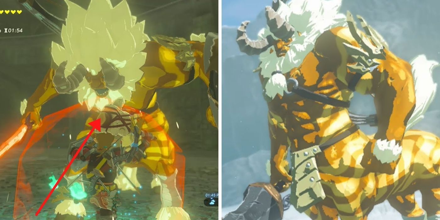 Breath of the Wild Every Golden Lynel Location Split Feature Image