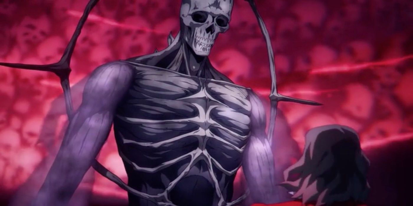 Death confronting St Germain from the Castlevania Anime