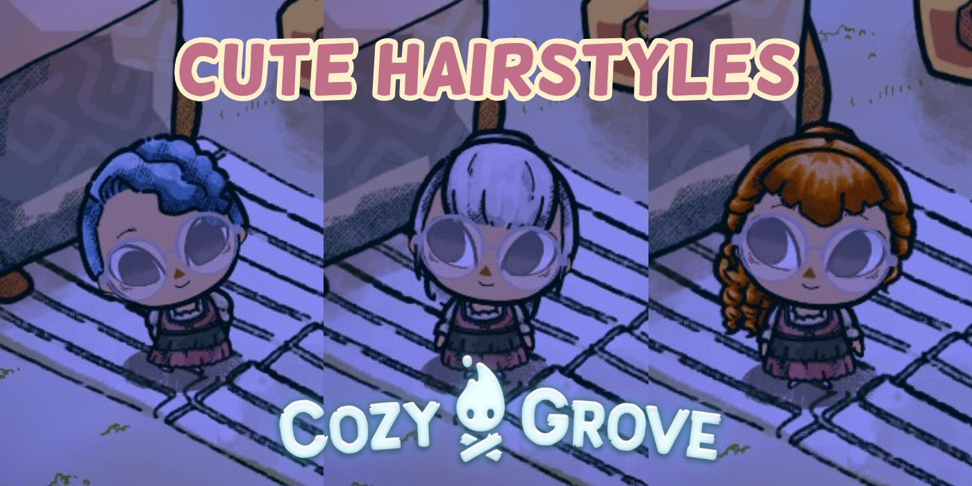 cozy grove three different hair styles