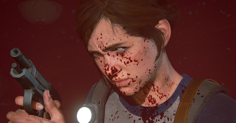 ellie covered in blood the last of us