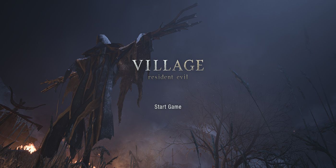 Resident Evil Village: Main Menu &quot;Start Game&quot;