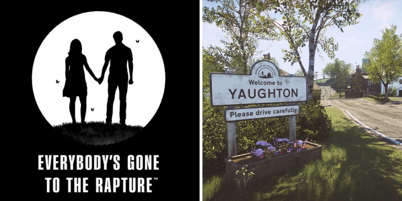 Everybody's Gone To The Rapture Cover and Yaughton Sign