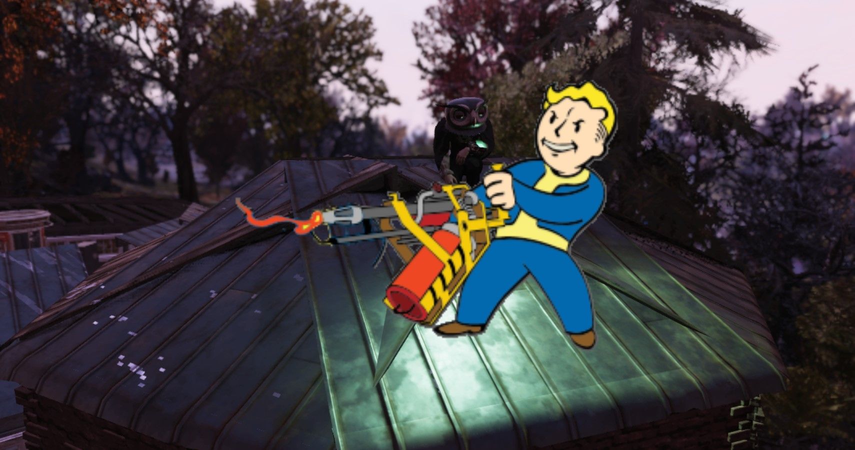 Advanced Fallout 76 CAMP Tip How To Build Intersecting Roofs