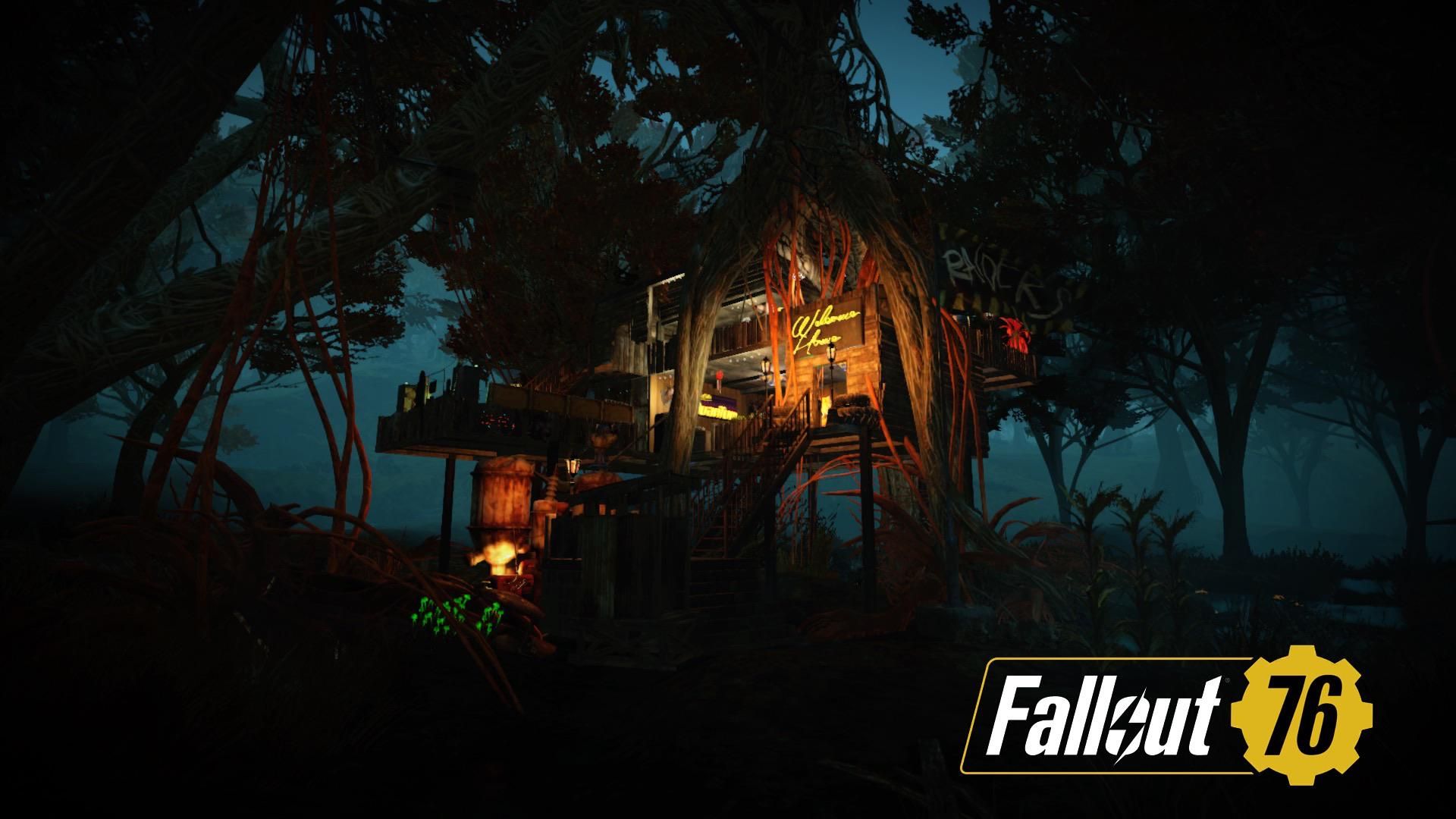 The Mire Treetops treehouse Fallout 76