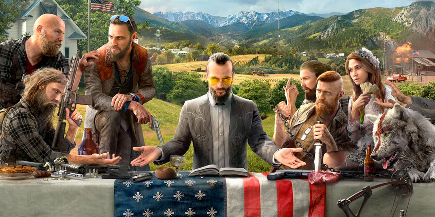 Far Cry 5 Art In The Style Of The Last Supper Painting