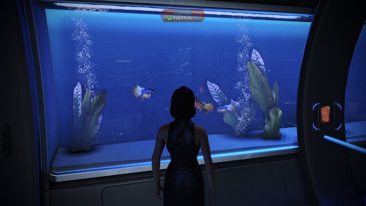 Feeding your fish in mass effect