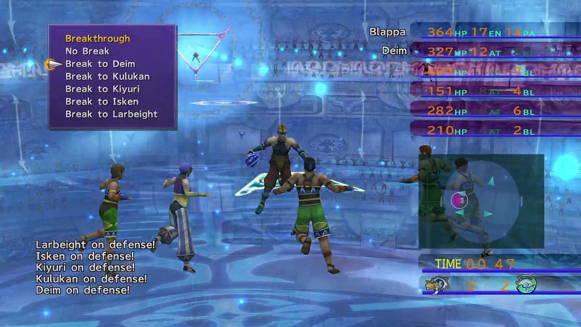 Final Fantasy 10 Blitzball match