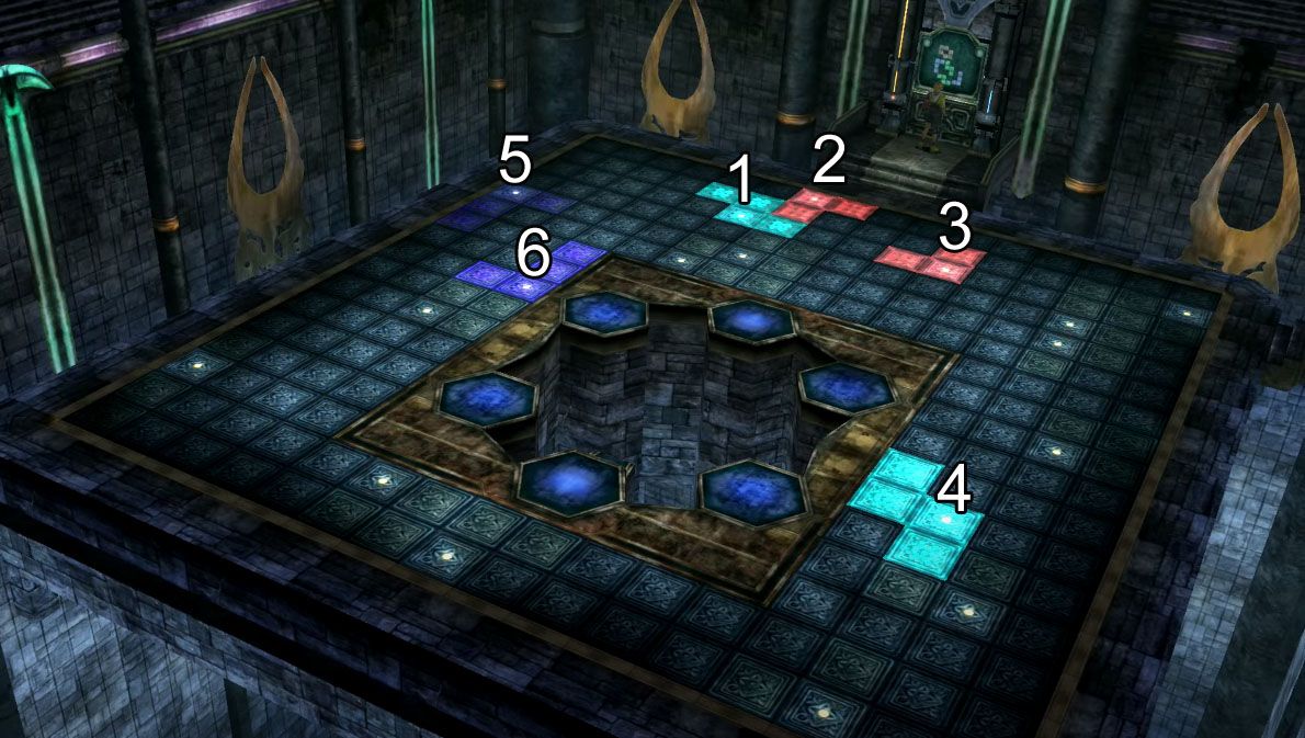 Final Fantasy 10 Zanarkand Temple Cloister of Trials Pedestal Puzzle 1