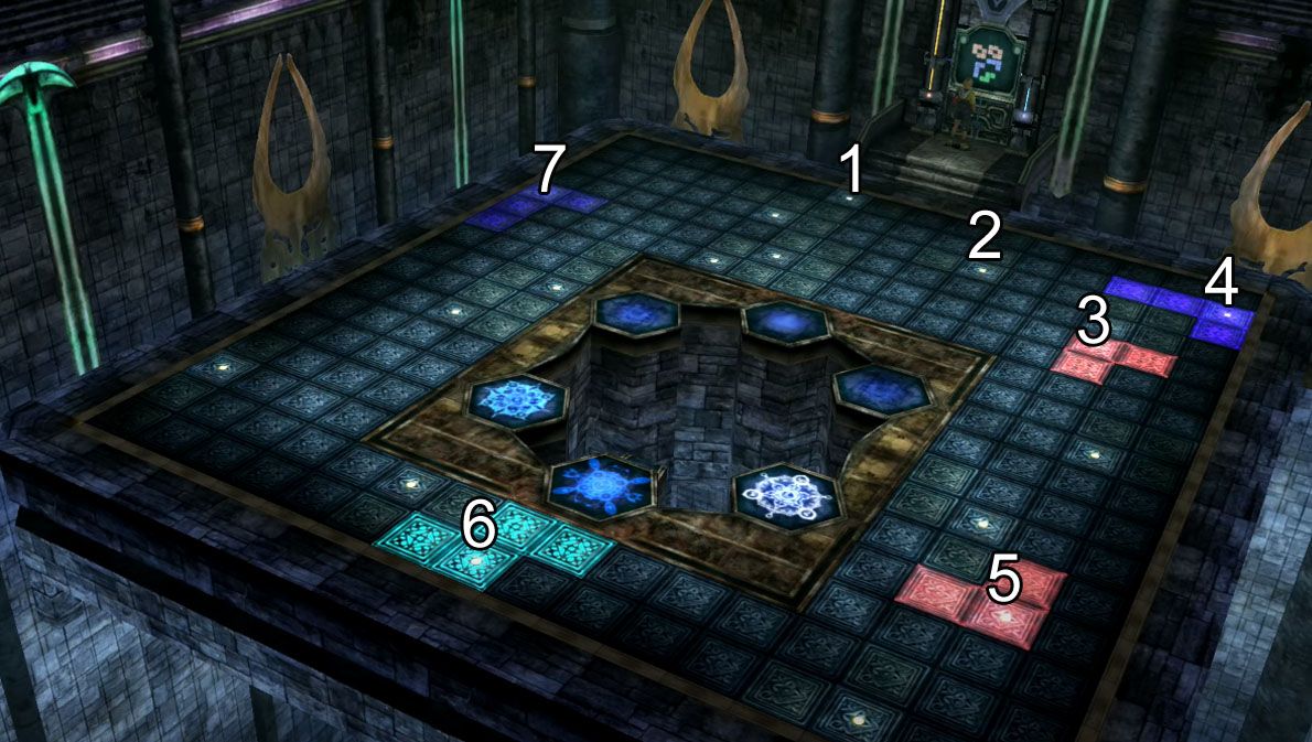 Final Fantasy 10 Zanarkand Temple Cloister of Trials Pedestal Puzzle 4
