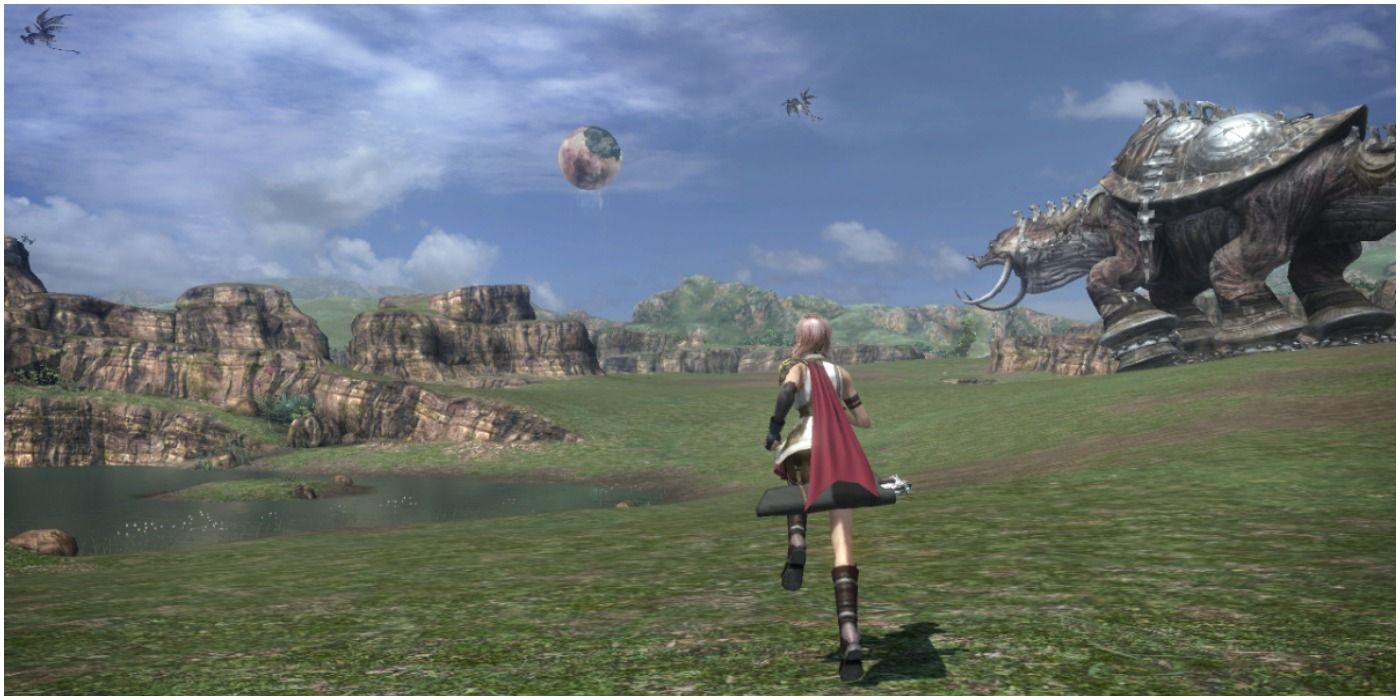 Lightning exploring pulse in Final Fantasy 13