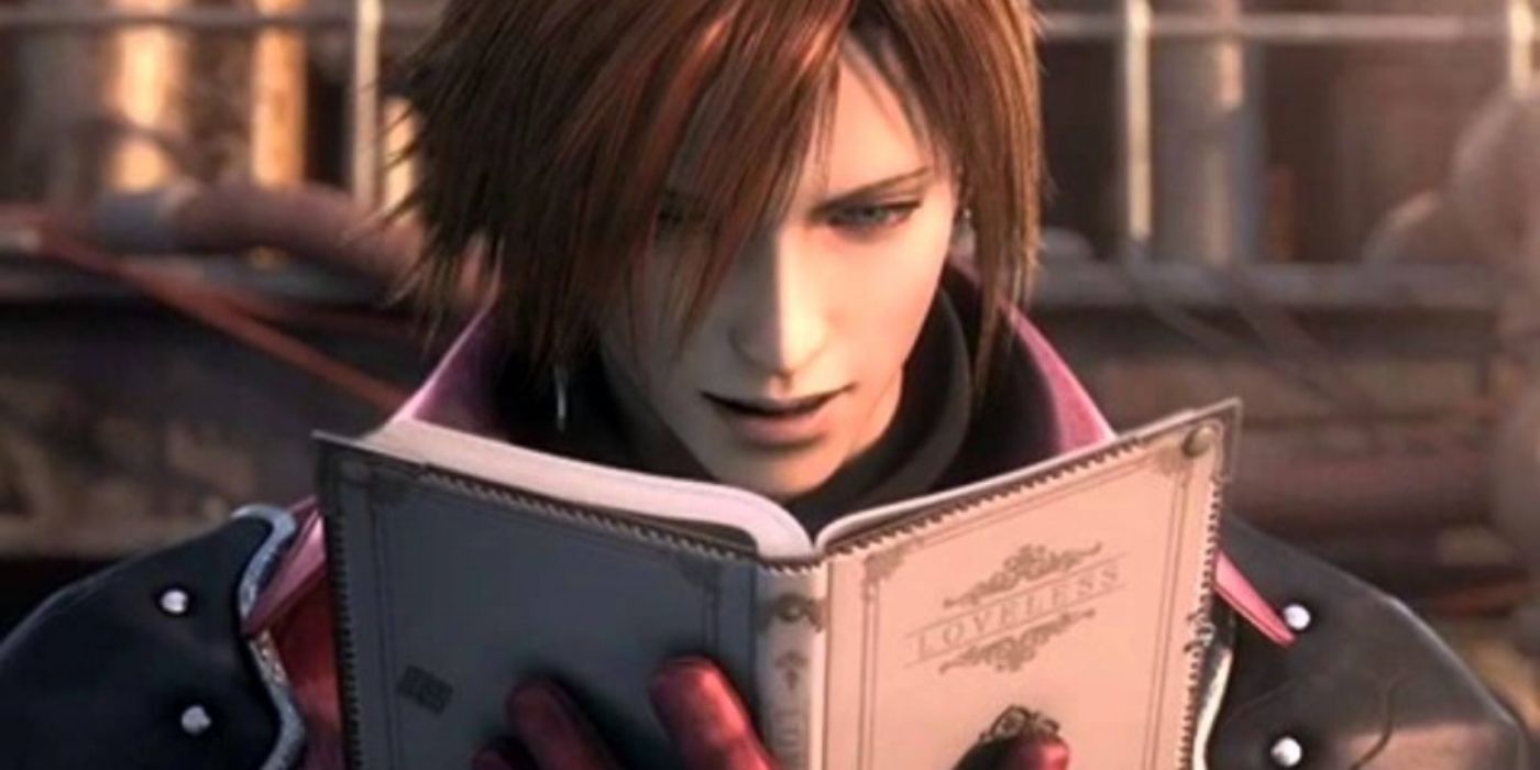 Genesis reading LOVELESS FFVII Crisis Core