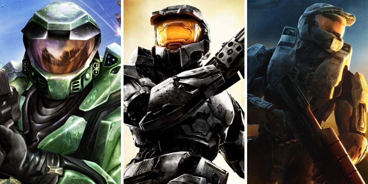 Halo Trilogy Halo Covers 1, 2, and 3